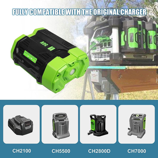 56V 5.0Ah Battery Compatible for EGO BA2800 BA4200T BA4200 BA1400 BA2800T BA5600T Power Tools Battery (Multi)