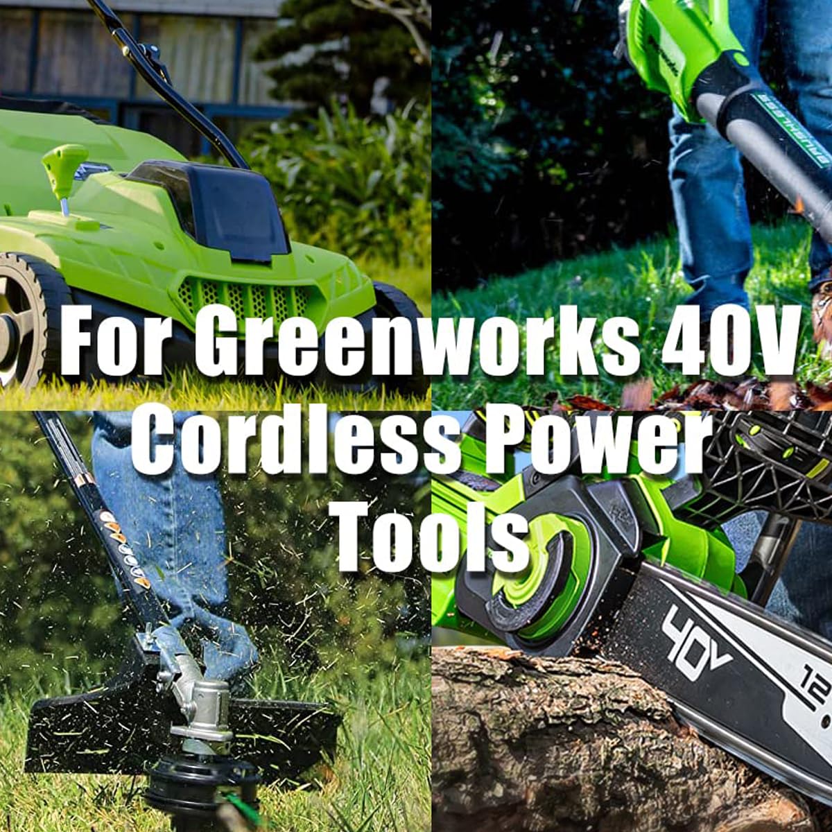 Batteria di ricambio da 40 V 5,0 Ah per GreenWorks 29472 29462 Batteria GreenWorks 40 V G-MAX Power